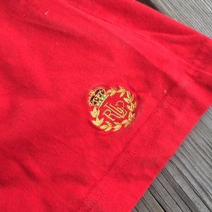 🌻 5 for $25 Ralph Lauren Vintage Red Cotton short